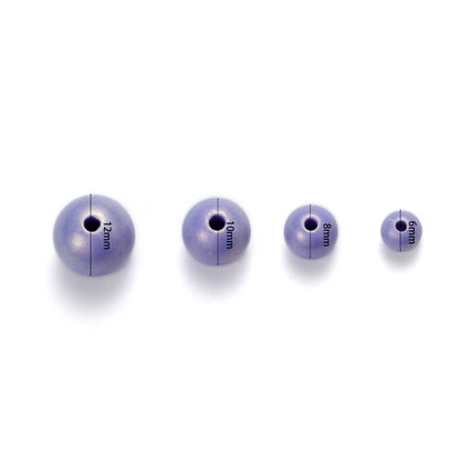 Imitation Pearl Acrylic Beads 8mm-12mm Macaron Colored Pastel 5