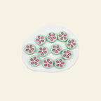 Silicone Focal Beads Petal Cookies Floral Cut Out Design 20pcs 6