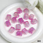 Spiral Pattern Bear Resin Beads 20mm Multicolor Translucent 10pcs 12