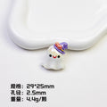 Plating Halloween Elf Resin Beads Glossy Detailed Charms 20pcs 6