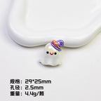 Plating Halloween Elf Resin Beads Glossy Detailed Charms 20pcs 6