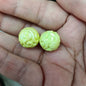 Glow Winding Flower Acrylic Beads 16mm Plated Radiant Colors 100pcs 13
