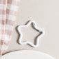 Zinc Alloy Star Trigger Spring Key Rings 41mm Baking Painted 6pcs 7