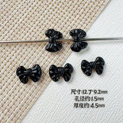Round Bow Metal Beads 16mm 12mm Baking Painted 20pcs 21