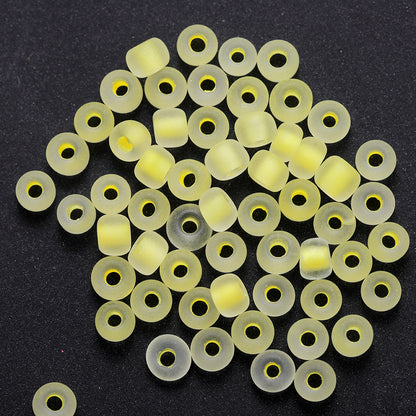 Glow In The Dark Seed Glass Beads 3mm Multicolor Stripes 1800pcs 61