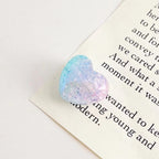 Plating Gradient Faceted Crackle Heart Acrylic Beads 22mm 50pcs 5