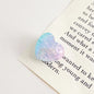 Plating Gradient Faceted Crackle Heart Acrylic Beads 22mm 50pcs 5