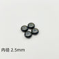 Brass Spacer Beads 10mm Colorful Enamel Large Hole 20pcs 19