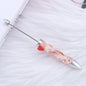 Beadable Pen Colorful Heart Accent 155mm Diameter 14mm Weight 11g 22