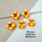 Swimming Ring Metal Beads 14mm Two-Tone Enamel Painted 10pcs 11
