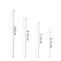 Stainless Steel Bead Needles Jewelry Tools in Clear Red Cap Bottle 5pcs 4