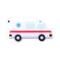 Silicone Focal Beads Mail Police Fire Ambulance School Bus 20pcs 7