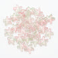 Electroplated Starfish Glass Beads 13-14mm Transparent 30pcs 21