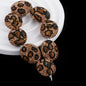 Egg Shaped Rhinestone Beads 23mm Polymer Clay Full Pave Blue Brown 6pcs 4