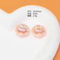 Glossy Plating Animal and Fast Food Resin Beads 20pcs 9