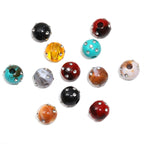 Rhinestone Marble Round Acrylic Beads 16mm Mixed Colors 30pcs 4