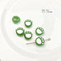 Lampwork Glass Beads Cat Claw 12mm Glossy White Paws 20pcs 7