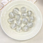 Clear Gild Tinsel Resin Beads 16mm Round Multicolor 50pcs 6