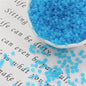 Frosted Transparent Seed Glass Beads 3mm Mixed Colors 1400pcs 15