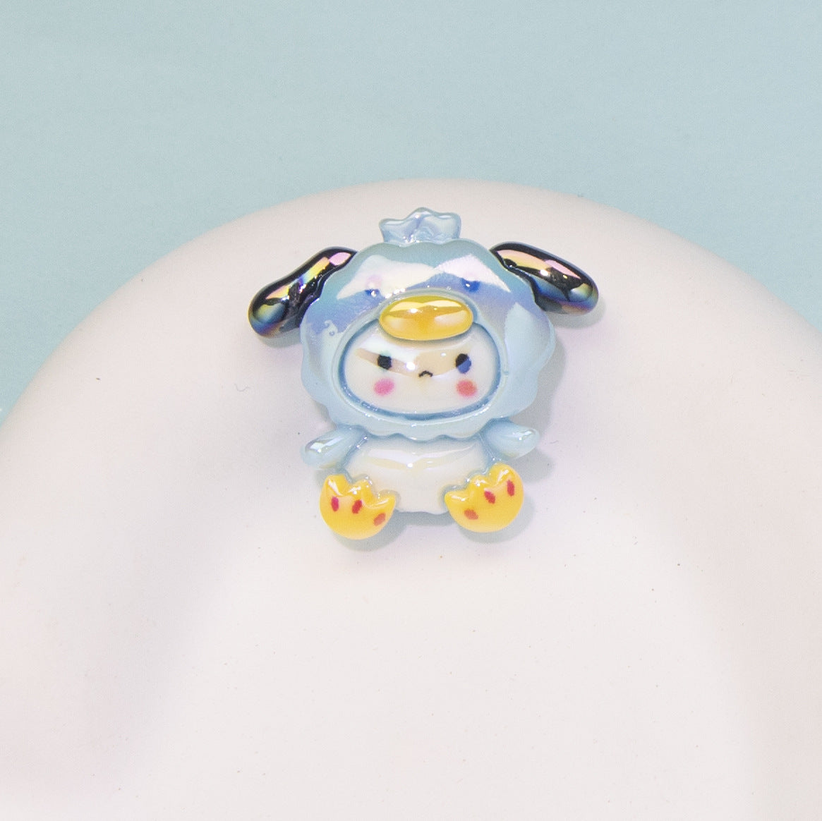 Glossy Sanrio Character Resin Beads Cute Costume Design 10pcs 7