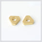 Brass Square Spacer Beads Geometric Silver Tone 100pcs 12