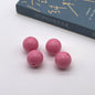 Opaque Bubblegum Beads 20mm Solid Color Glossy Mixed 113pcs 8
