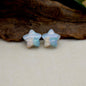 Oil Painting Star Resin Beads 19mm Iridescent Pastel 1pc 10