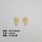 Plating Chiikawa Series Resin Beads Glossy Pastel Colors 20pcs 11