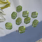 Czech Glass Beads Oval 13x18mm Soft Pastel Iridescent 100pcs 15