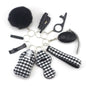 Self Defense Alarm Pompom Keychain Outdoor Safety 10 Pack 35