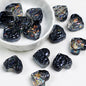 Rose Pattern Heart Resin Beads 20mm Multicolor 10pcs 8