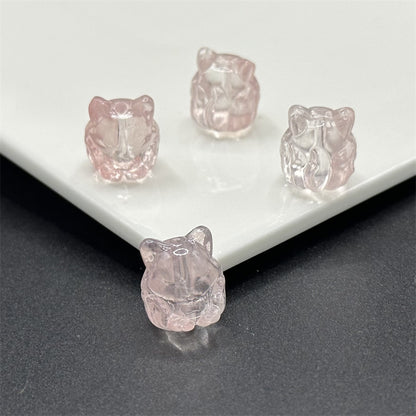 Czech Glass Beads Fox 15mm Translucent Glossy Multicolor 100pcs 8
