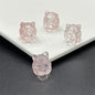 Czech Glass Beads Fox 15mm Translucent Glossy Multicolor 100pcs 8