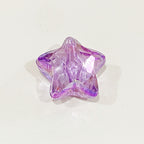 Clear Heart and Star Acrylic Beads 17-20mm Iridescent AB Coated 20pcs 4