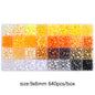 Acrylic Pony Beads 9mm Glossy 32 Colors 640pcs 8