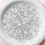 Transparent Round Acrylic Beads 4-12mm Clear Smooth 400pcs 6