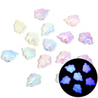 Glow In The Dark Cloud Acrylic Beads 14-18mm UV Plating 100pcs 5