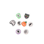 Halloween Flat Clay Beads 9mm Random Mixed Festive Designs 100pcs 5