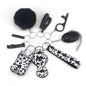 Self Defense Alarm Pompom Keychain Outdoor Safety 10 Pack 40