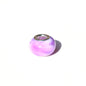 Blooming Color Marble Resin Spacer Beads 14mm Glossy Metal-Lined Hole 100pcs 8
