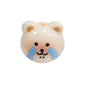 Cartoon Character Bear Head Acrylic Beads 17mm Colorful 10pcs 34