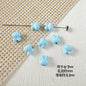 Rabbit Metal Beads 7mm Baking Painted Granular Alloy 30pcs 4