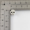 Skull Metal Beads 10mm Colorful Large Hole Zinc Alloy 50pcs 2
