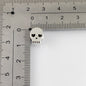 Skull Metal Beads 10mm Colorful Large Hole Zinc Alloy 50pcs 2