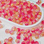 Crackle Glass Beads Round 10mm Transparent Mixed Colors 50pcs 66