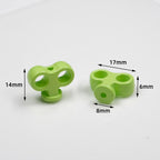 Painted Clockwork Spring Acrylic Beads 18mm Glossy Mixed Colors 20pcs 2