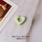 Heart Metal Beads 15mm Morandi Color Hollow Alloy 10pcs 10