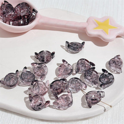 Electroplated Czech Glass Beads Star Shape 14mm Lavender 100pcs 9