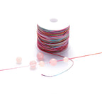 Nylon Rainbow Variegated Beading Thread 0.8mm Diameter 60m Spool 2