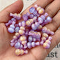 Imitation Agate Gourd Resin Beads 10mm Gradient Colors 10pcs 7